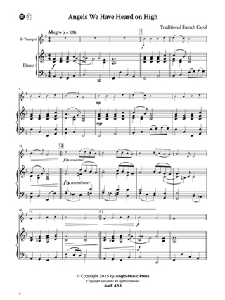 15 Intermediate Christmas Carols - Noël - Partition - Trompette